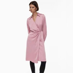 Babaton mini wrap dress